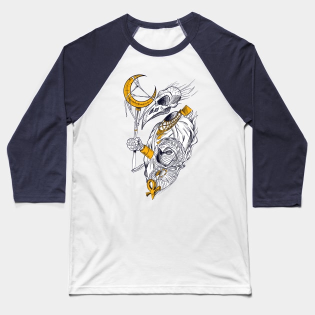 Khonshu gods Baseball T-Shirt by Shoryotombo